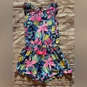 Lilly Pulitzer Short Romper Girls size XL 12-14 12 14